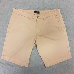 Men's 38x11 Flat Front Shorts Dan John Camel Tan Khaki